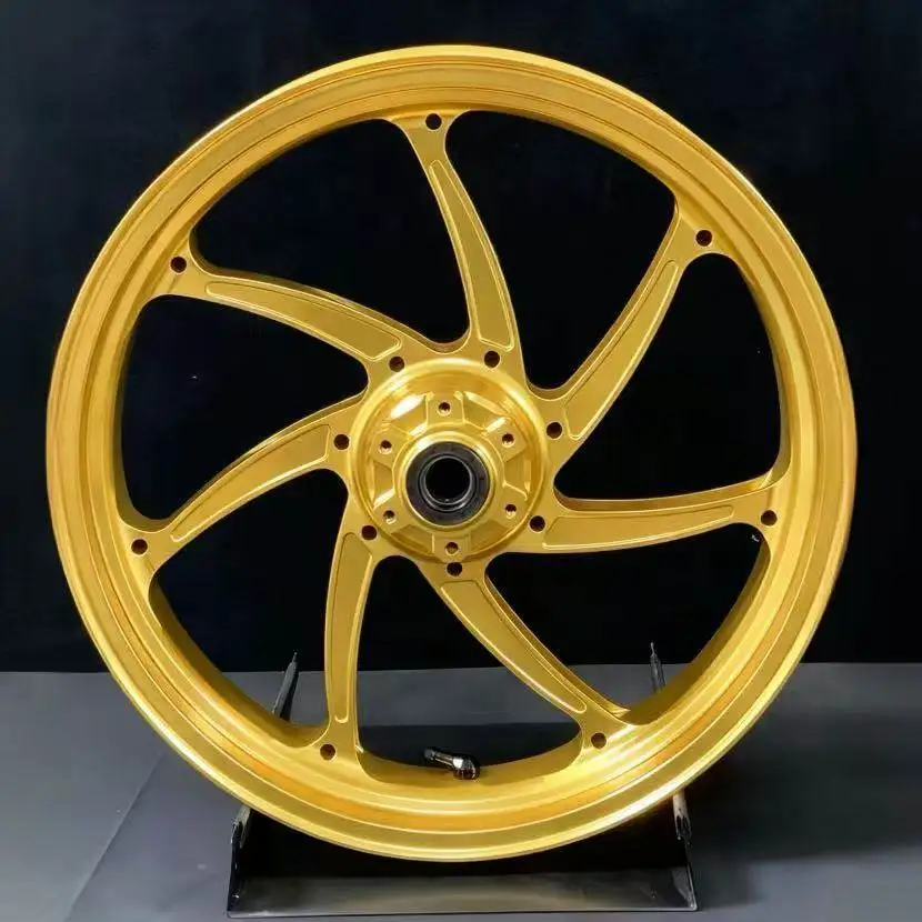 Retrofit Widened Wheel Hub Aluminum Alloy Colorful T6 6061 Motorcycle Hub Wheel, Lightweight Forged Design, Aftermarket Racing U