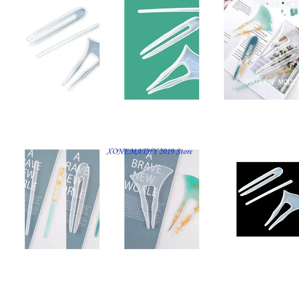

F42F 3pcs Headress Hear Pin Pin