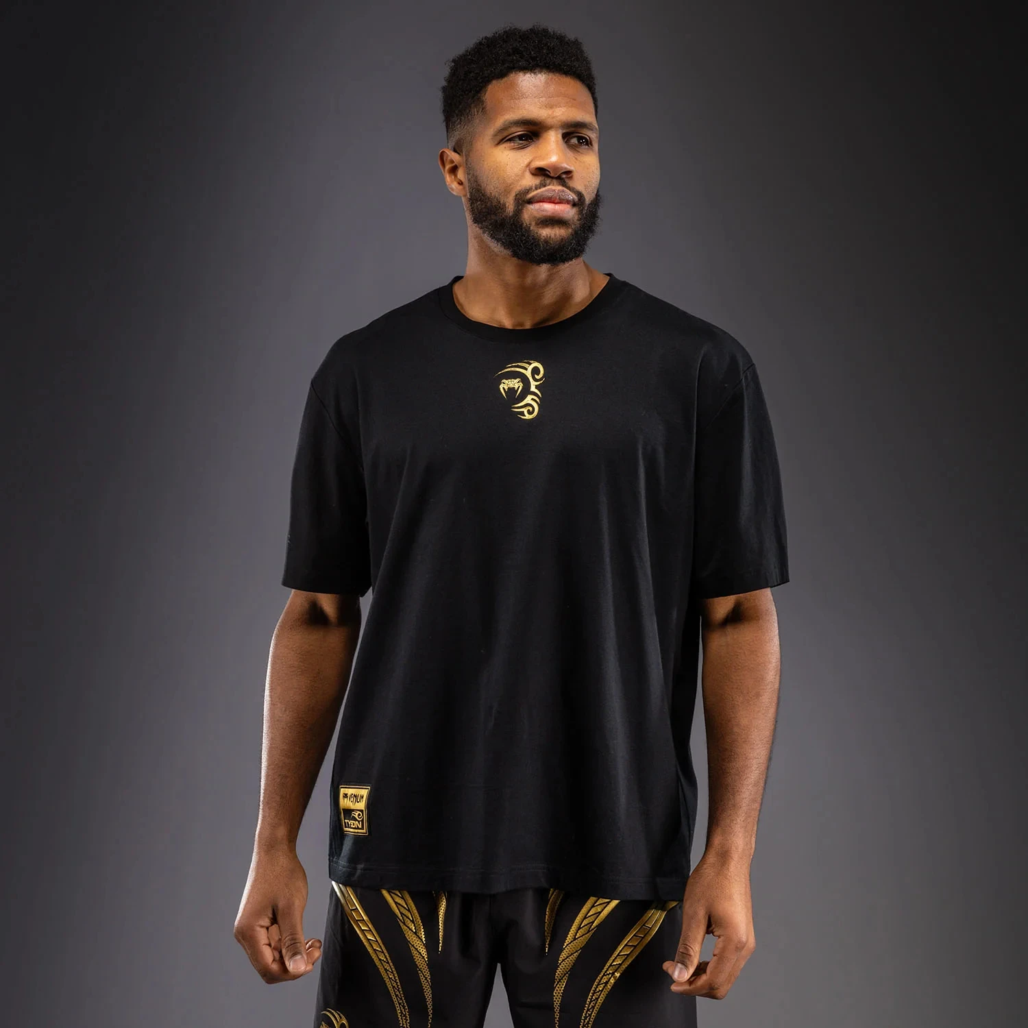 2026 Summer New Extreme Sports Tight Boxing Venum x Mike Tyson Tiger T-shirt Fitness Training Breathable Quick-Dry Elastic Top