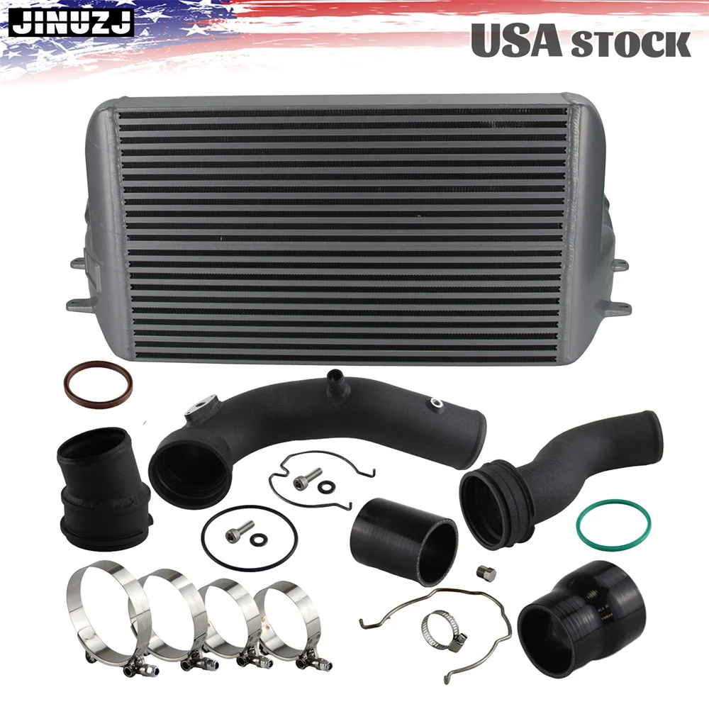 Intercooler Kit + Charge Boost Pipe Turbo For BMW X5 F15 E70 X6 F16 E71 35i 40e