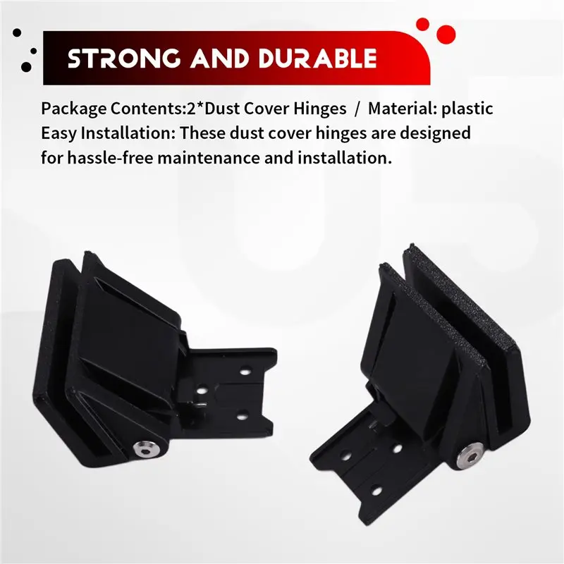 Universal Dust Cover Hinge Replacement Parts For Vinyl Record Player 2Pcs Turntable Hinges Dust Covers