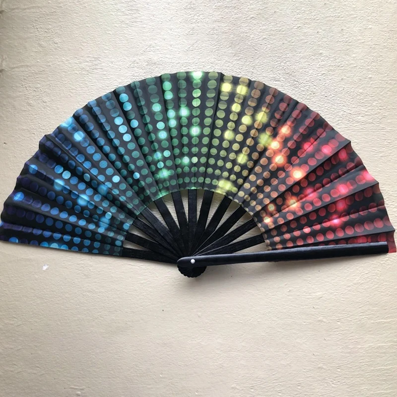 33CM Fan Ring Fan Bamboo Bone Fan Promotional Fan Folding Fan Folding Fan