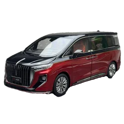 Red Flag HQ9 Alloy Car Model, MPV Collection Display, Tabletop Decoration, Micromodel Hongqi FAW, 1:18