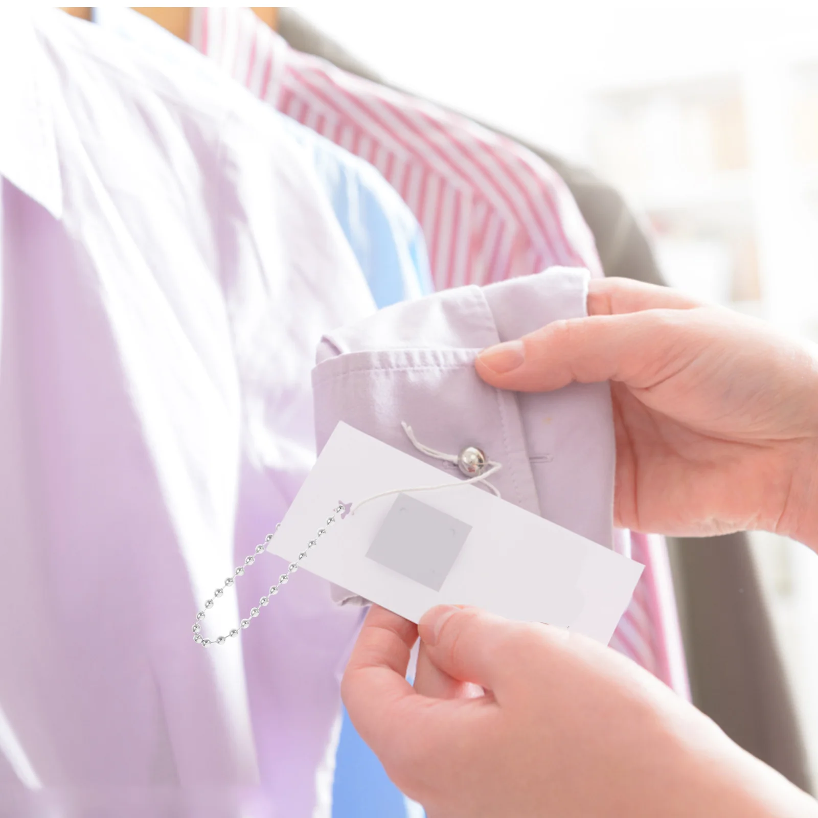 

100Pcs Metal Bead Chain Connectors Adjustable Antiqued Ball Chain Key Rings Tag Jewelry Making Accessories 2.4mm