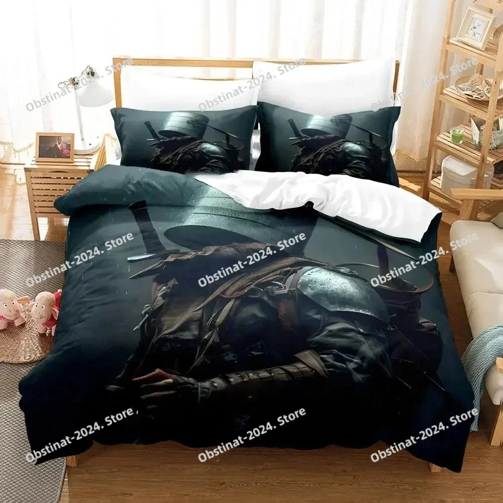 2025 Game Rivalia Dungeon Raiders 3D Print Comforter Bedding Set,Duvet Cover Bed Set Quilt Cover Pillowcase,King Queen Size Kid