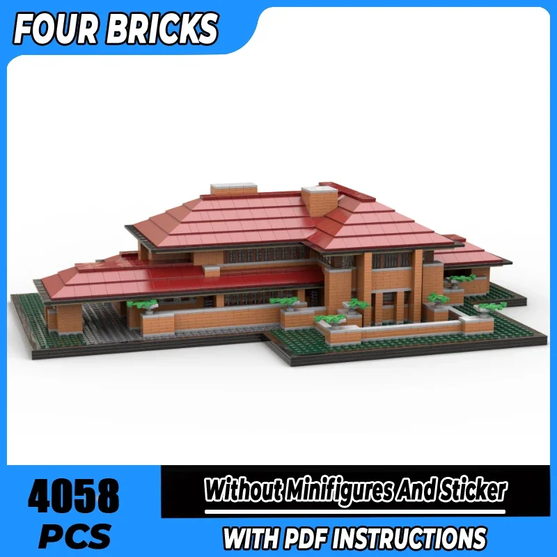 Moc ビルディングブロック マーティンハウス テクノロジー モジュラーレンガモデル ギフト クリスマスおもちゃ DIY セット 組み立て