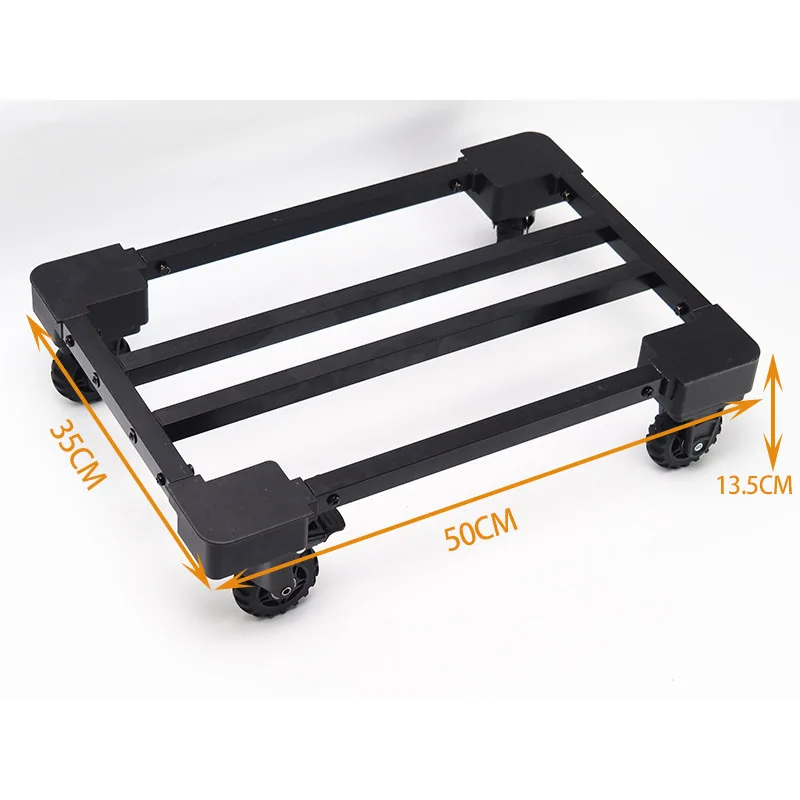 Silent Plastic Turtle Cart Four-wheel Splicing Truck Home Pull Courier Flat Car Mobile Tool Cart Trolley