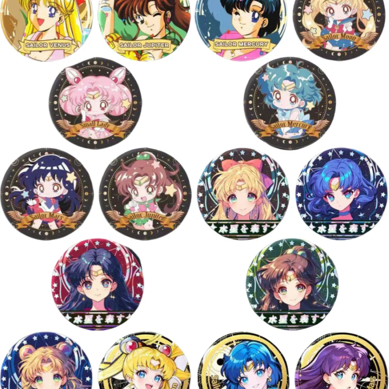 بحار القمر ميركوري الأميرة الصفاء شخصية أنيمي المحيط شارة ثنائية الأبعاد صندوق أعمى بار مفاجأة هدية مربع بالجملة