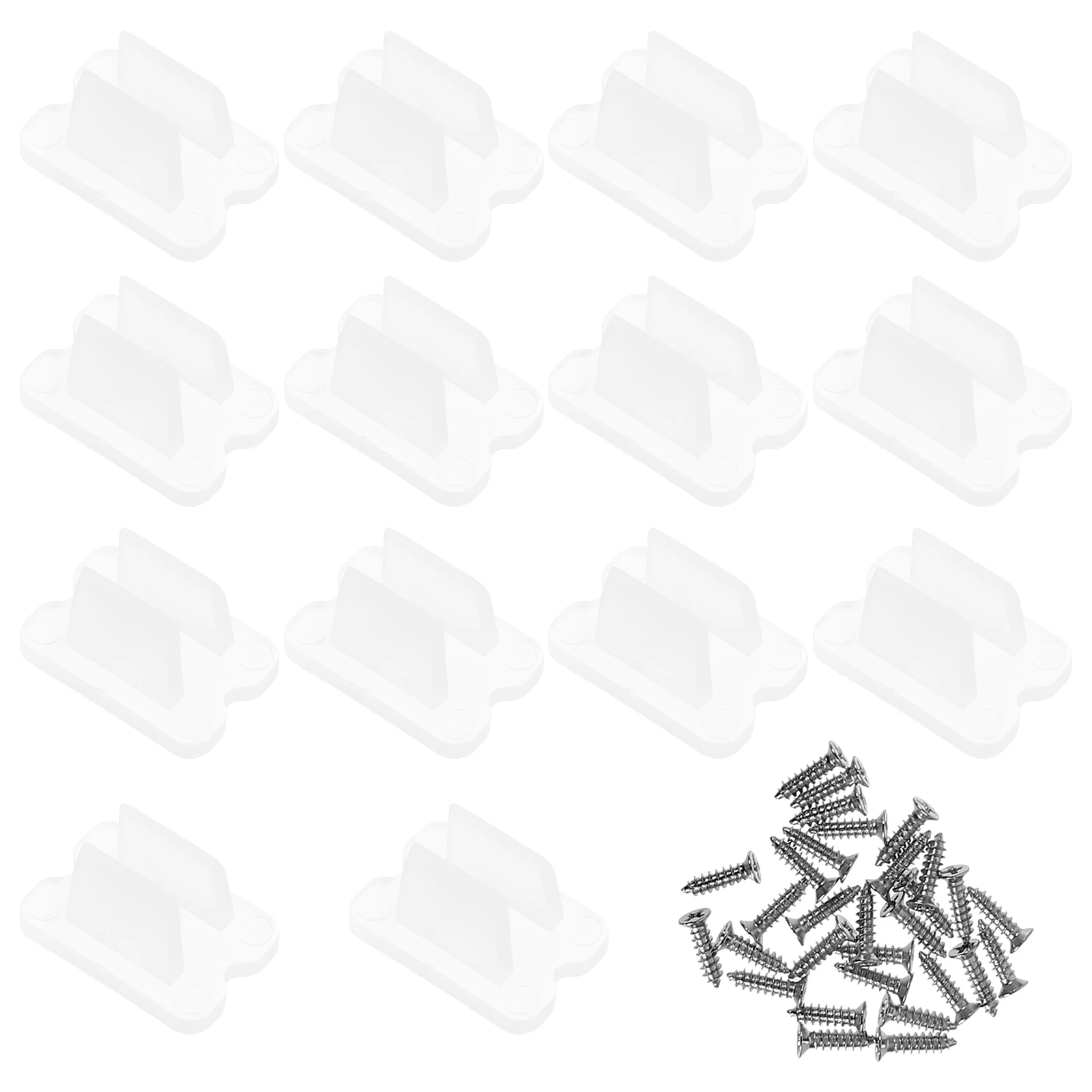 

30Pcs LED Light Holder Clips Strong Grip Mounting Brackets for Strip Lights Indoor Outdoor Use Home Office Wedding Decoration