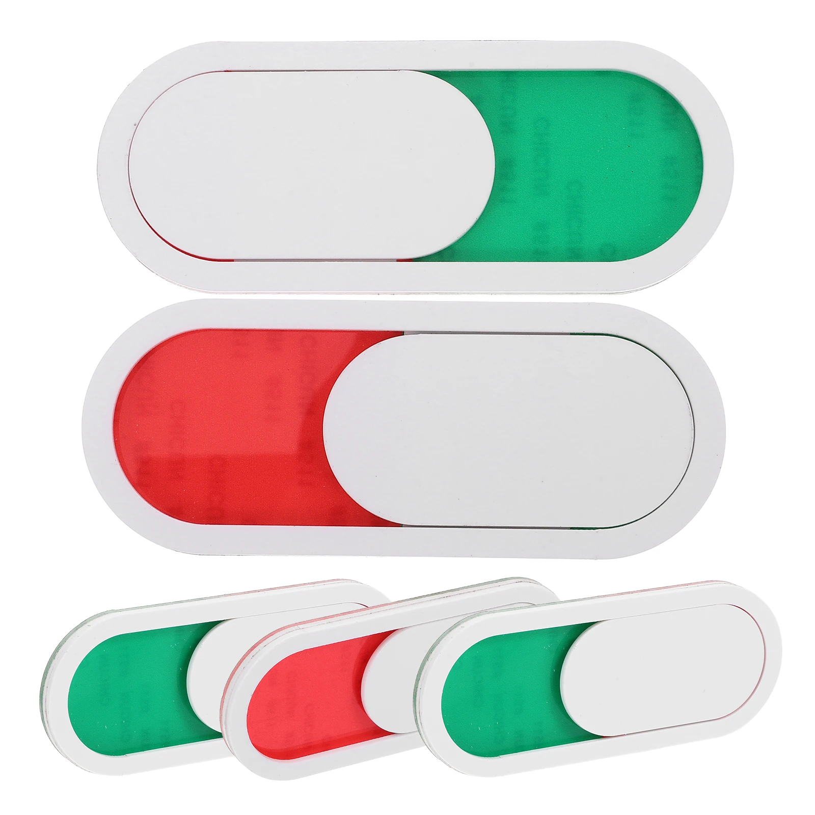 

5pcs Door Status Notification Board Vacant Occupied Sign Privacy Indicator Bathroom Office Sliding Plastic White