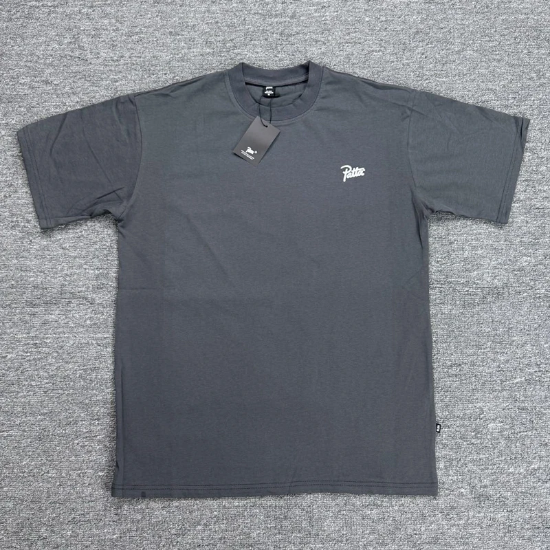 Street Fashion Men's Women's Loose Casual Heavy Fabric Patta Short-sleeved American Street Fashion Hip Hop PATTA Tops