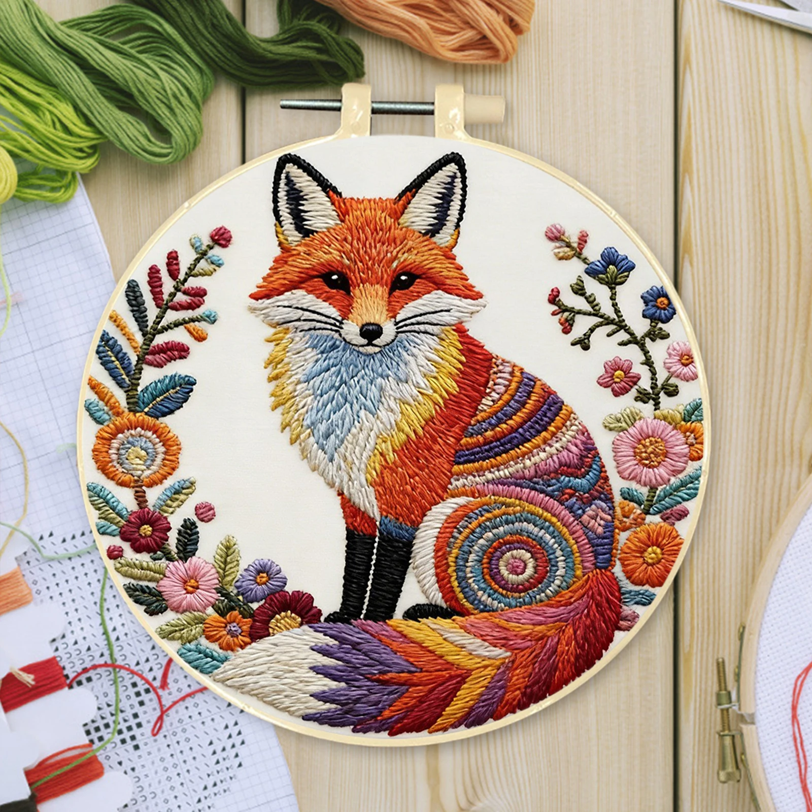 Animal DIY Stamped Embroidery  - Cross Stitch Stamped Kits Beginners review and price