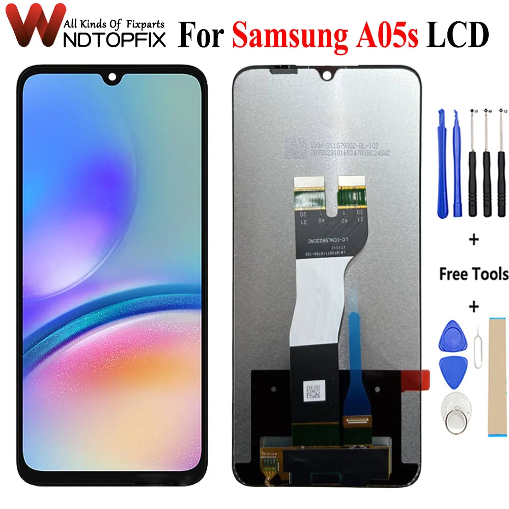 New LCD For Samsung Galaxy A05s A057 A057F SM-A057F/DS SM-A057M LCD Display Touch Screen Digitizer Panel For Samsung A05s LCD