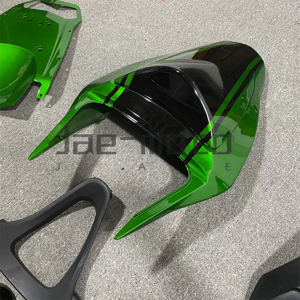 For ZX6R ZX-6R  636  ZX600 2003 2004 Injection ABS Plastics Full Fairings Kit Mold Replace Accessories Green Black