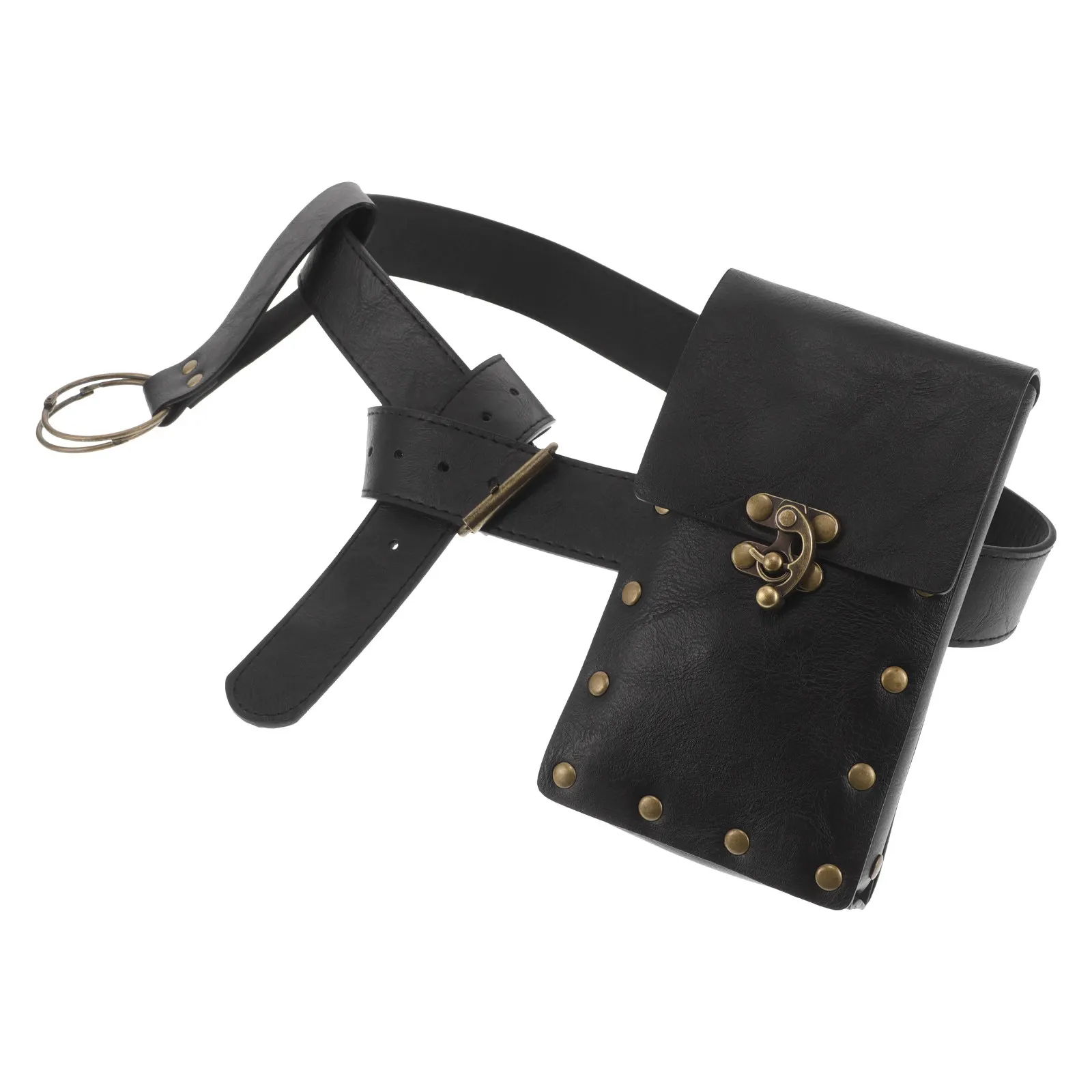 

1Set Steampunk Phone Bag Medieval Renaissance Waist Pouch Pirate Belt Bag Small Fanny Pack Cosplay Festival Accessories