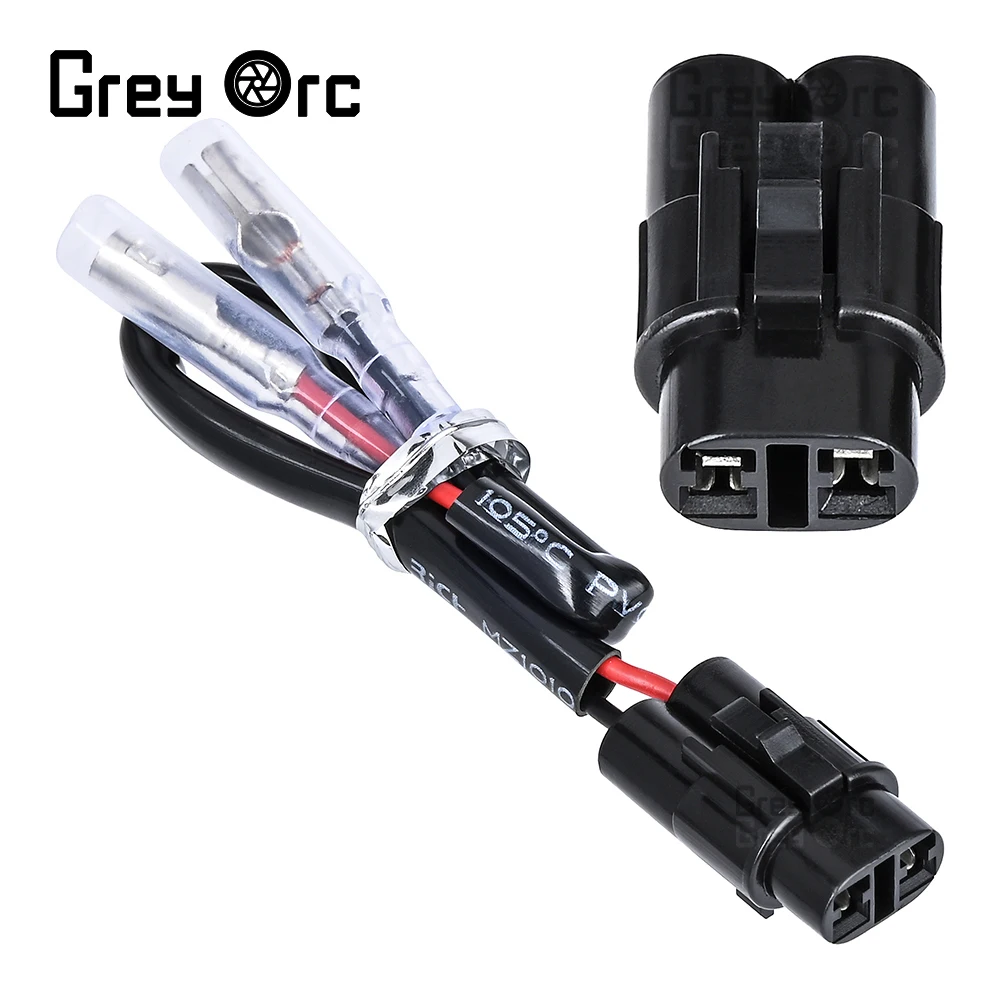 Motorcycle License Plate Light Cable Adapter Plug Connector For Kawasaki Z1000 Z900 Ninja ZX4R ZX6R ZX10R 1000SX ZH2