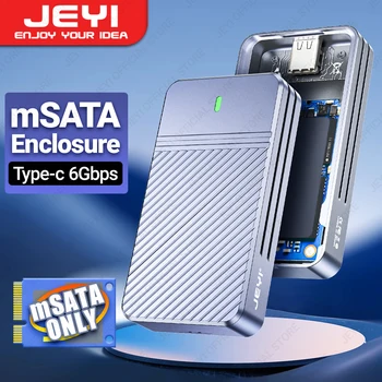 JEYI mSATA USB 3.1 Gen2 10Gbps SSD อะแดปเตอร์พร้อมพอร์ต Type C สําหรับ mSATA ภายใน Solid State Drive Hard Drive