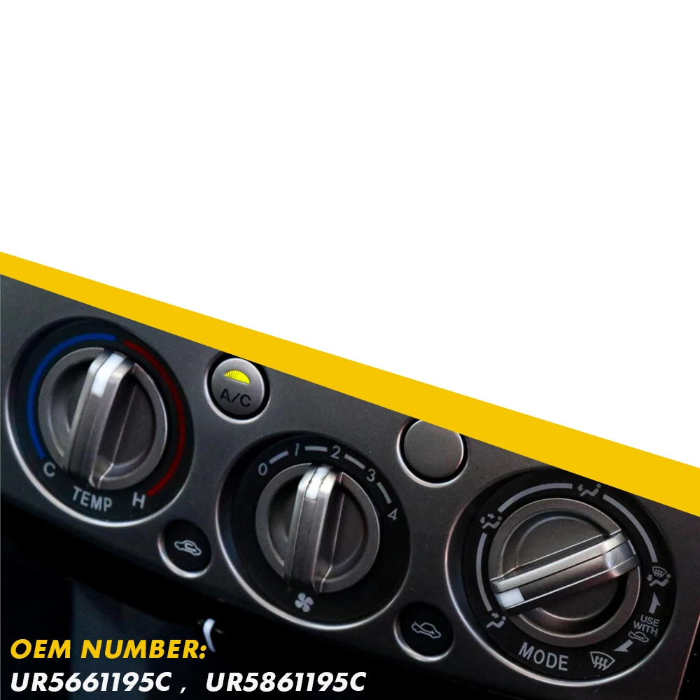 

3 шт. для Mazda BT-50 UN 2006-2011, ручка управления обогревателем переменного тока, переключатель для Ford Ranger PJ/PK, ручка управления кондиционером автомобиля UR5661195C UR5861195C
