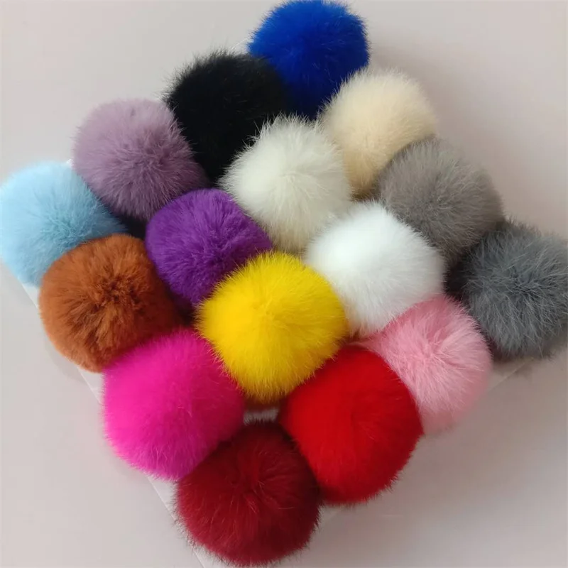 20/10pcs 8cm Pompom Balls Soft Pompones Pom Poms DIY Kids Toys Wedding Clothing Decor Pompon Felt Ball Sewing Craft Supplies