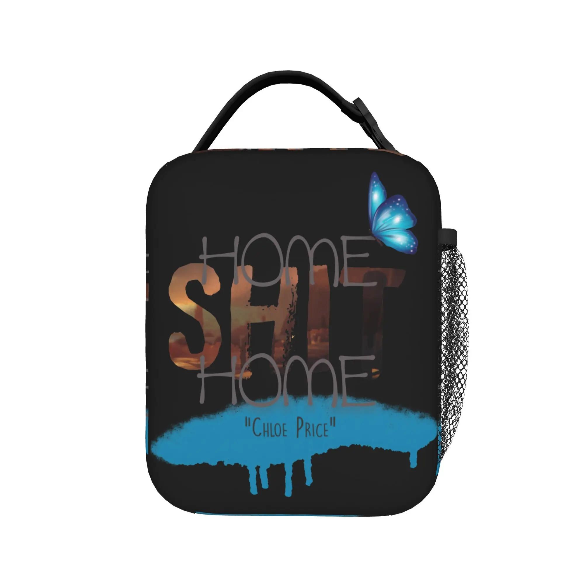 Home Shit Home Life is Strange Insulated Lunch Bag Thermal Bag Reusable,Lunch Container  Tote Lunch Box Girl Boy School