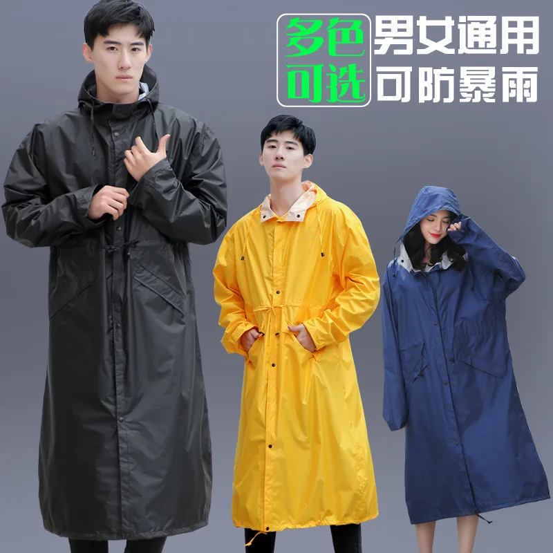 

Trench Coat Style Raincoat Women Men Impermeable Waterproof Poncho Tourism Outdoor Hiking Rain Poncho Raincoat Hooded Rain Coat