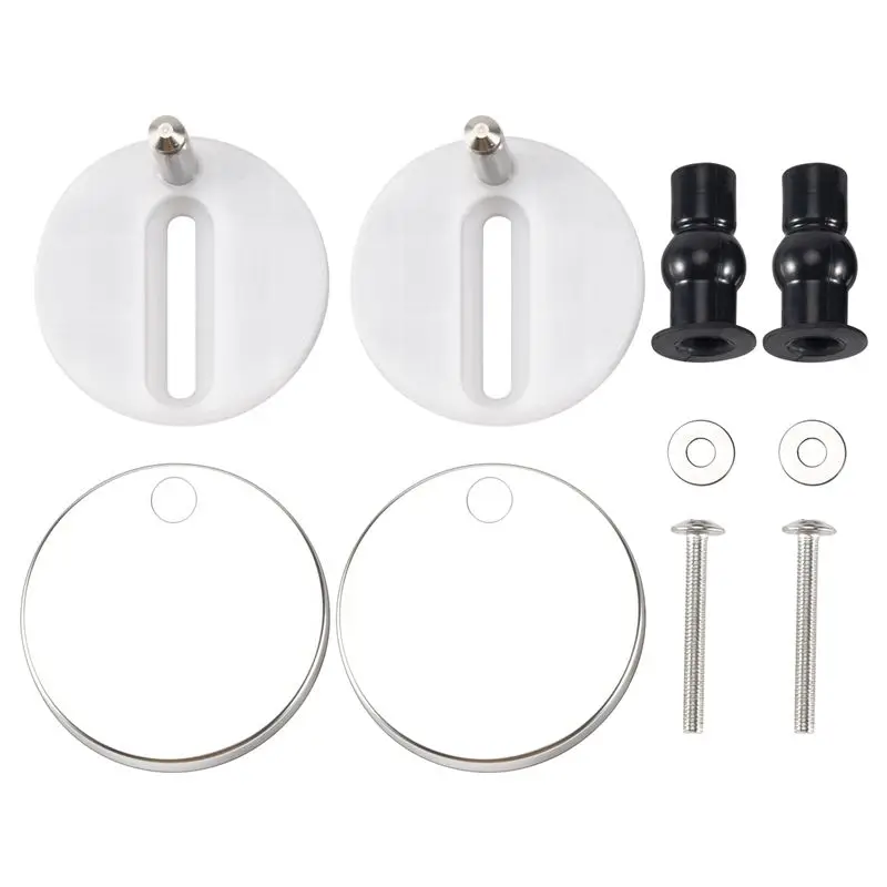 A76I-2Pcs New Sets Toilet Seat Screws Top Fix Hinge Pack Repair Tool Replacement