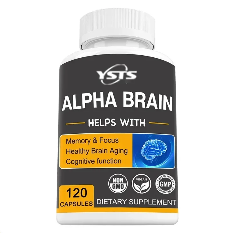 

Alpha Brain Supplement - Helps Maintain Brain Cells, May Improve Memory, Concentration and Cognitive Processing Speed