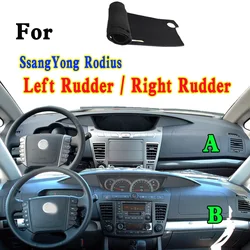 For SsangYong Stavic Rodius Turismo Mk2 Car-Styling Dashmat Dashboard Cover Instrument Panel Insulation Sunscreen Protective Pad