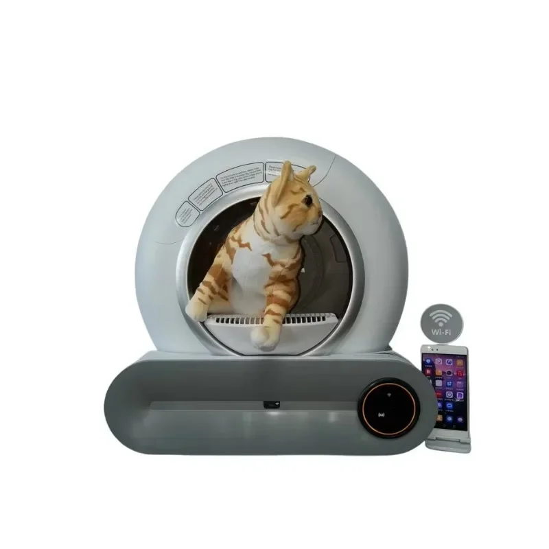 warehouse shipping large automatic Cat Litter Toilet Furniture auto smart intelligent self cleaning cat litter box