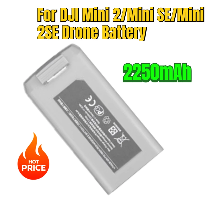 

2250mAh for DJI Mini 2/Mini SE/Mini 2SE Drone Battery
