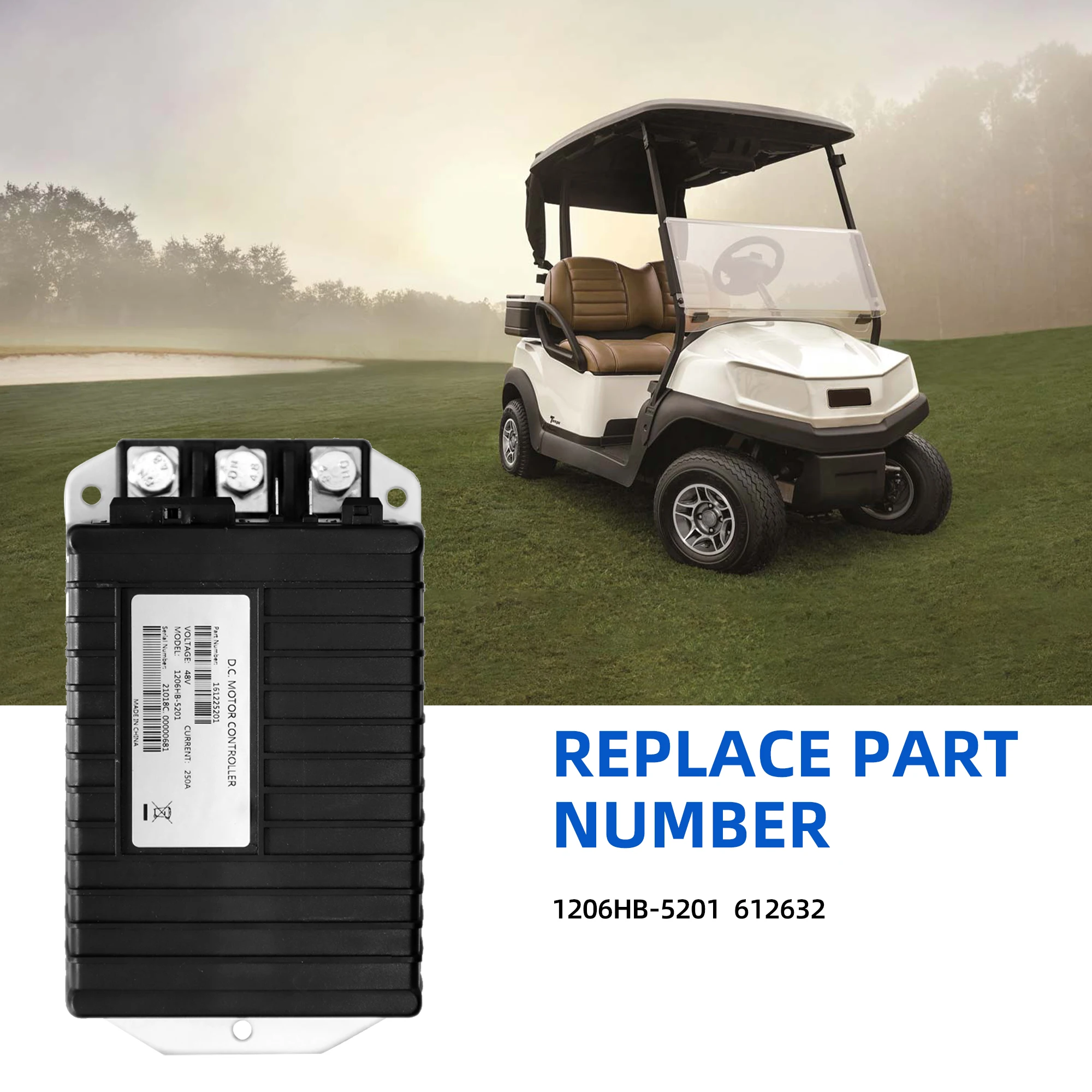 1206HB-5201 48V 250A Motor Controller 612632 สําหรับCurtis EZGO TXT Express 2010-2025 รถกอล์ฟ