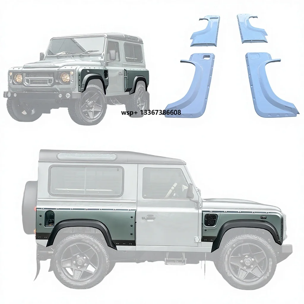 Wide Body Kit, Front and Front Fenders, Body Kit, Auto Parts, Auto Exteriors, For, Defender 90 Hardtop 110 Hardtop