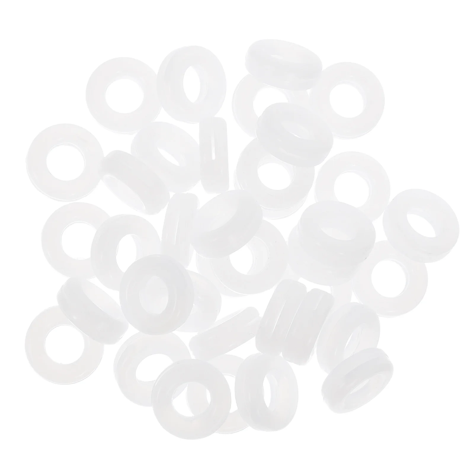 

20Pairs Silicone Retainer Anti-Slip Ring Glasses Temple Tips Soft Eyeglass Silicone Ring Round Comfort Glasses Grip for