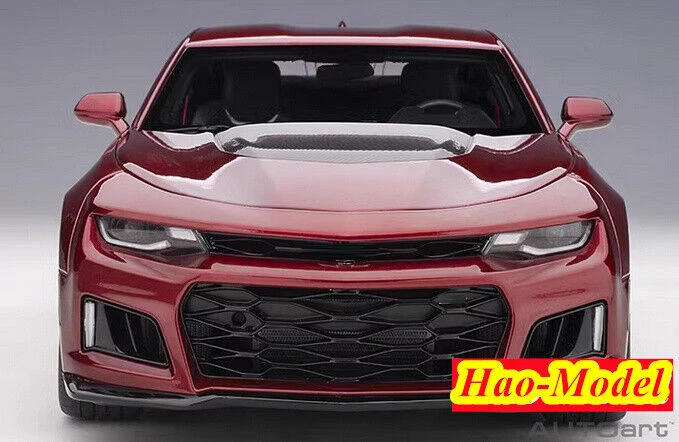 오토아트 1/18 쉐보레 카마로 ZL1 2017 모델 자동차 다이캐스트 금속 장식품 장난감, 소년 생일 선물 취미 디스플레이 컬렉션