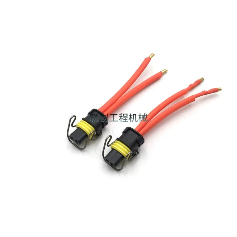 For Caterpillar Cat E329 330 336D Injector plug C7/C9 Engine nozzle wiring harness plug male/female lug excavator