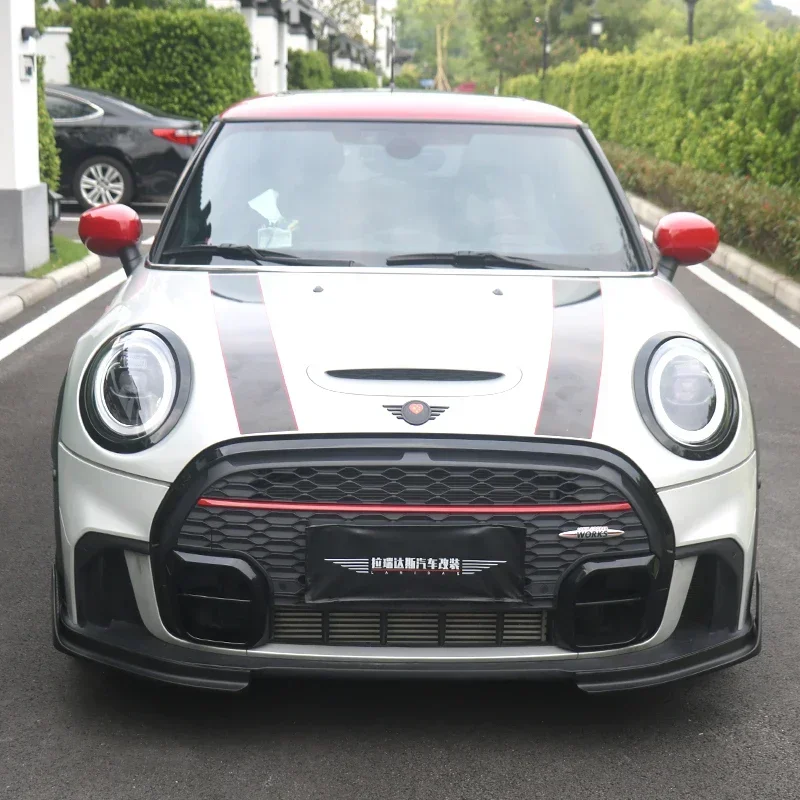 Front Lip Splitter For MINI JOHN COOPER WORKS 2022-2024 F55 F56 F57 Bumper Both Sides Splitter wing Car Accsesories Body Kit