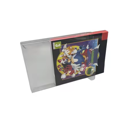 Clear Protection Box for Switch for Sonic Origins Plus Collection Display Storage Case