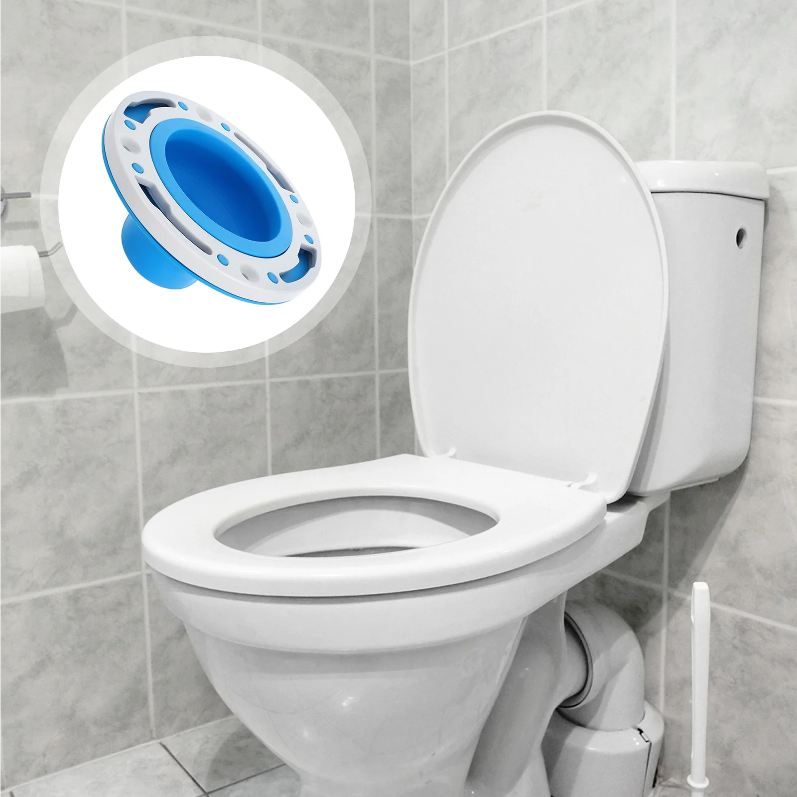 

Universal Toilet Bowl Sealing Ring with Flange Durable Practical Replacement Toilet Seal Gasket Bowl Sealing Ring