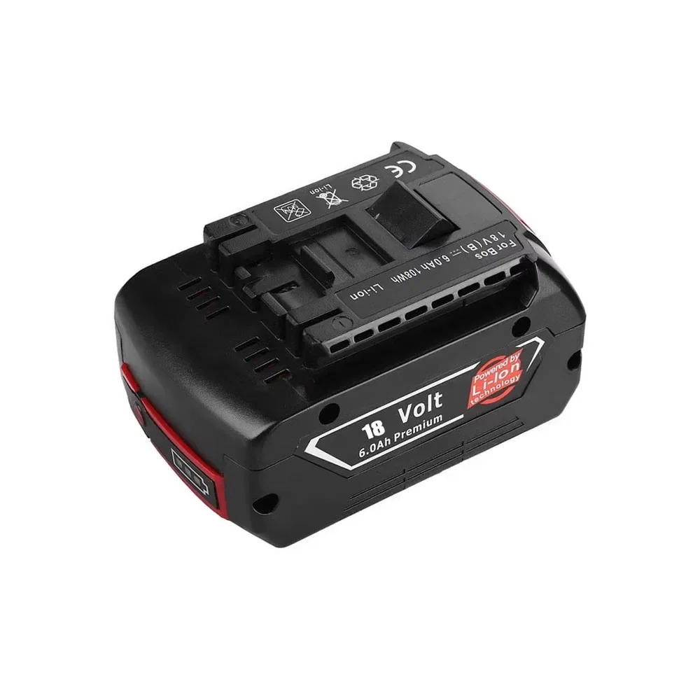 

6.0AH rechargeable BAT609, BAT609G, BAT618G, BAT614 For BOSCH 18V 6000mah wrench impact hammer tool lithium battery
