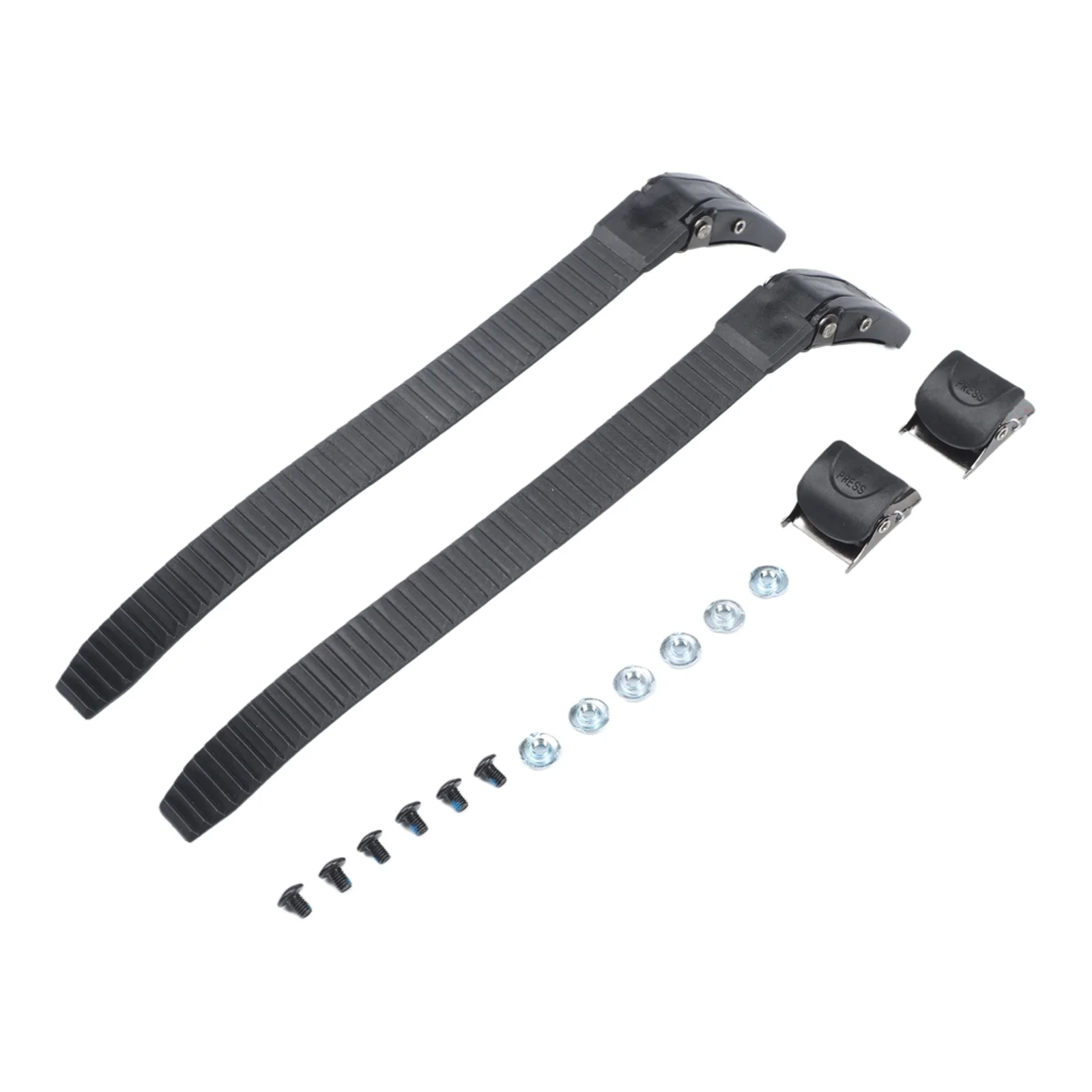 2Set Inline Skate Strap Buckle With Clamp Screws Set Nut Replacement Skates Strap 22x2cm Inline Buckle Skating Shoes Accessories view 3