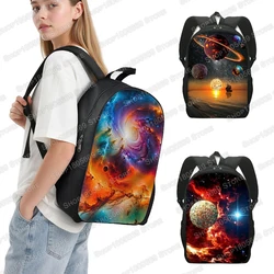 Galaxy Space Star Astronaut Print Backpack Children School Bags Women Men Casual Travel Laptop Backpacks Kids Bookbag Gift