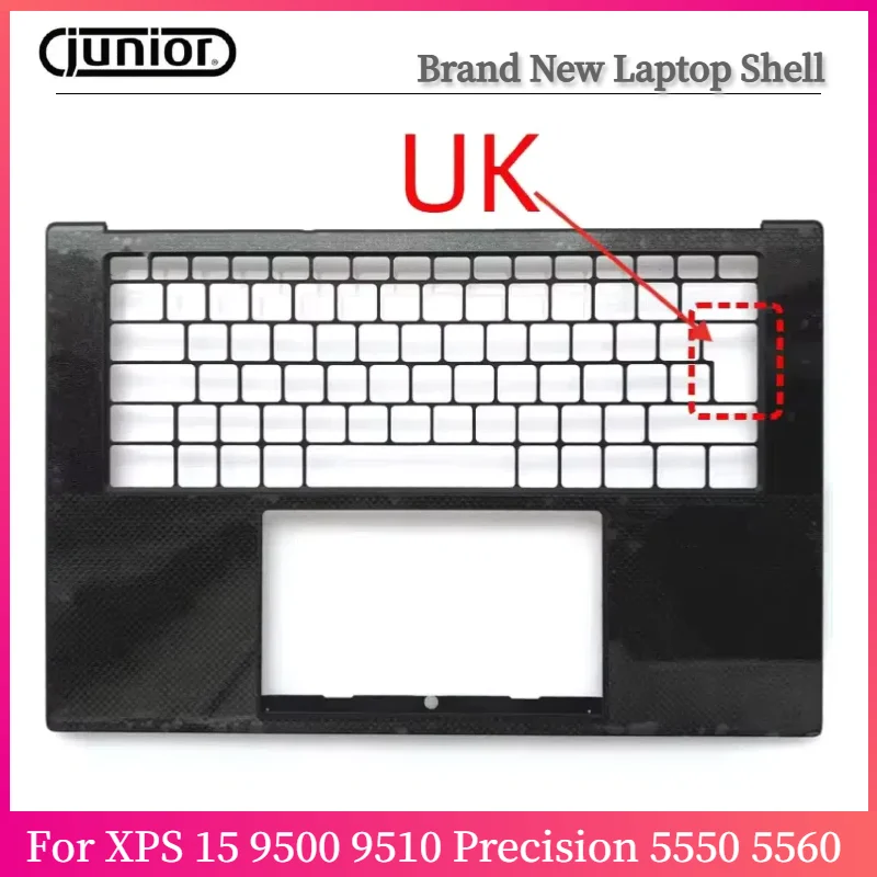 

Новинка для Dell XPS 15 9500 9510 Precision 5550 5560 C, рамка клавиатуры, Великобритания 0RHFRN RHFRN
