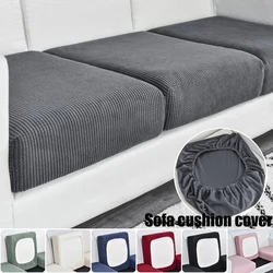 1Pcs Solid Color Sofa Seat Cushion Cover For Pets Kids Elastic Funiture Protector Washable Removable Couch Slipcover