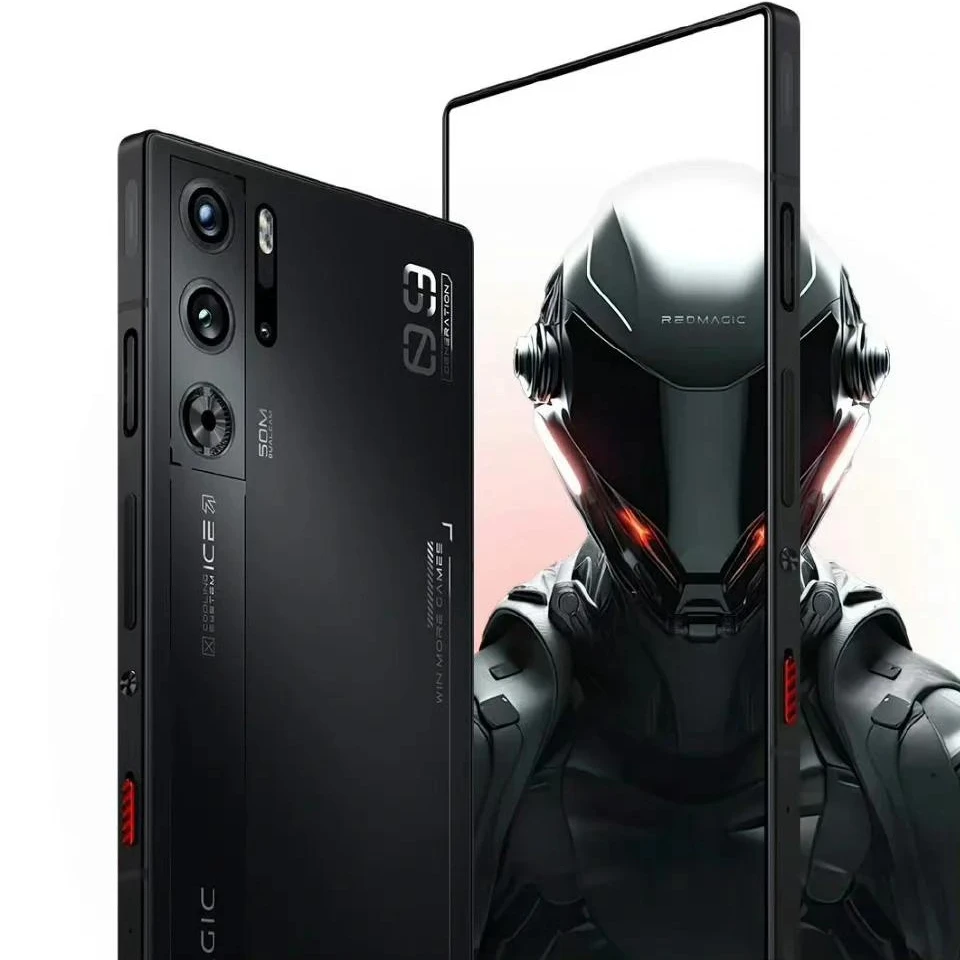 هاتف ألعاب Nubia Red Magic 9pro مستعمل. يحتوي حافظة الهواتف الذكية على غطاء خلفي أسود/أبيض/شفاف.