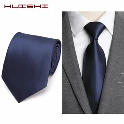 HUISHI-Corbatas impermeables formales para hombre, corbata clásica de negocios, boda, 6cm, 8CM, 10 estilos