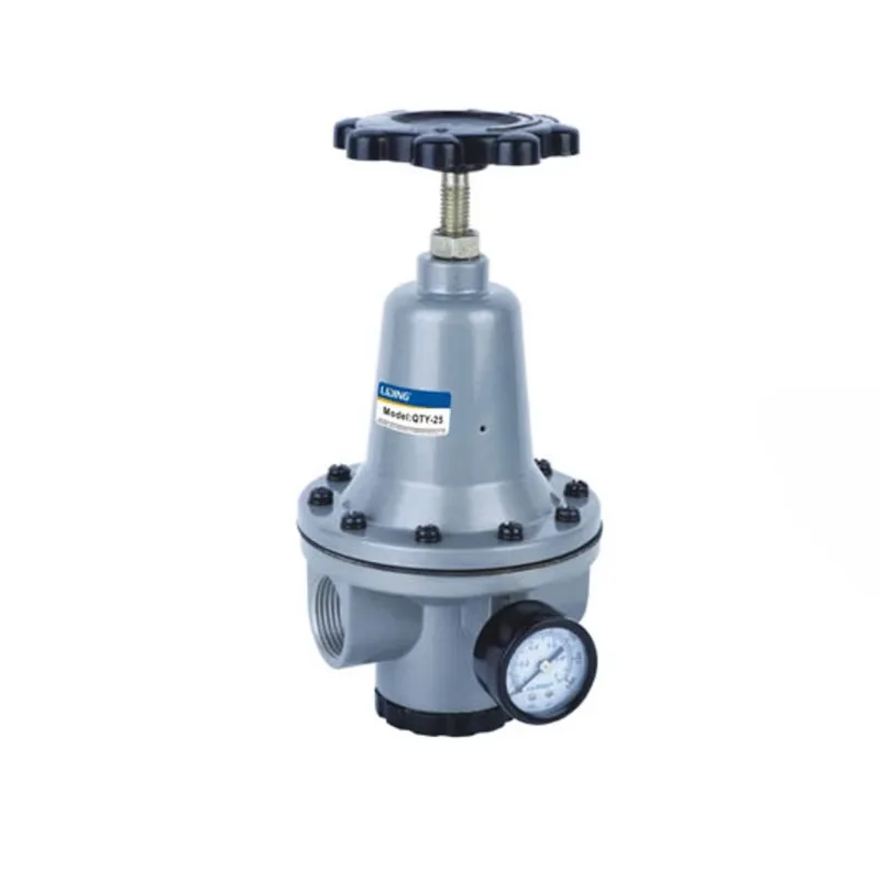 

Quantity Series 1/4 1/2 3/4 Air Source Regulator LPG/Pneumatic Regulator with Meter Air Pressure Reducer Regulator