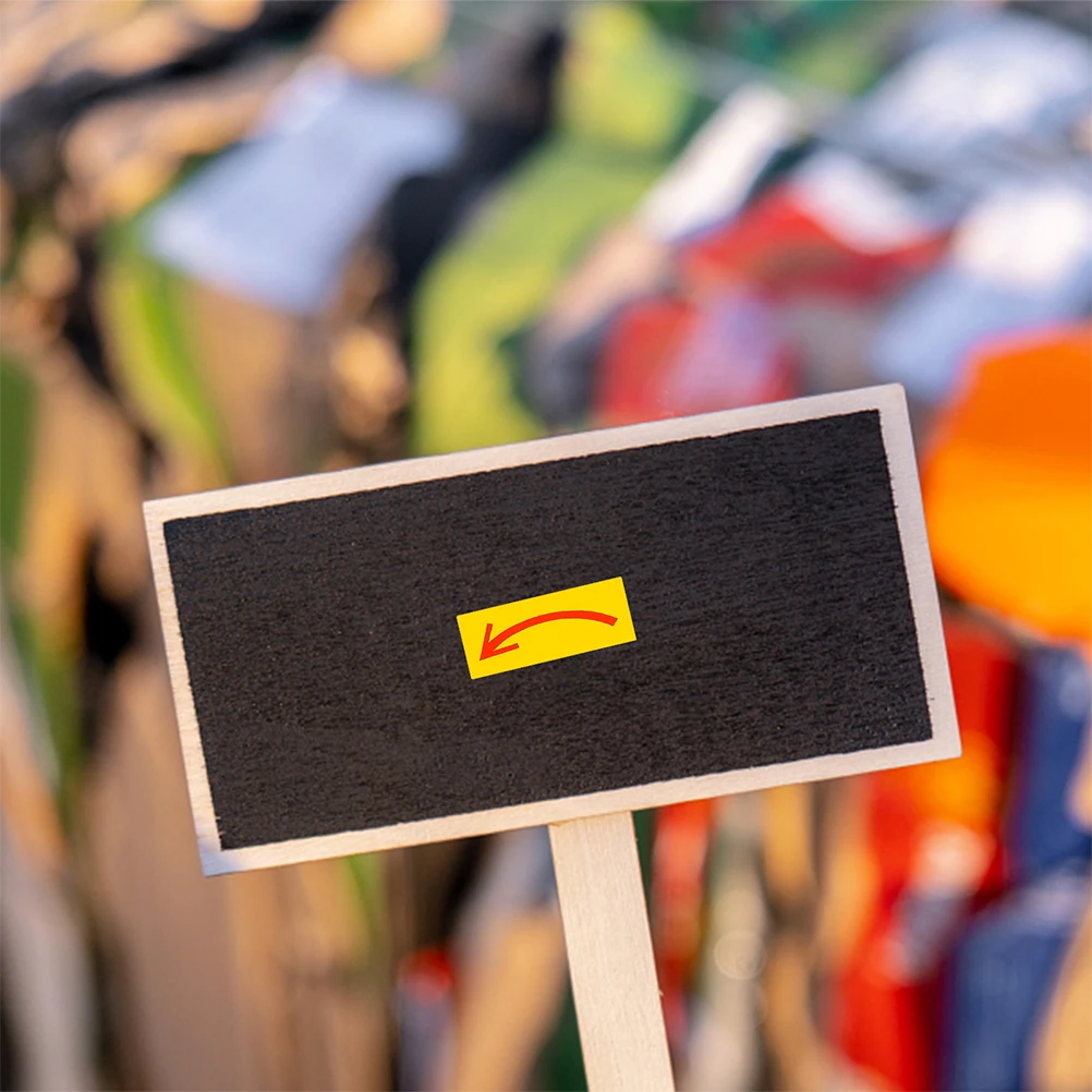 20 Pcs Stickers Indication Tag Pvc Self-adhesive Floor Arrows Directional Signs