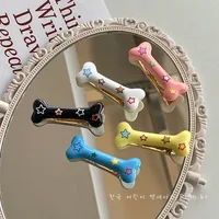 Horquillas de hueso Kawaii para niña y niño, pinzas para el pelo de perro, pasadores, accesorios, tocado, adorno para la cabeza, 2023