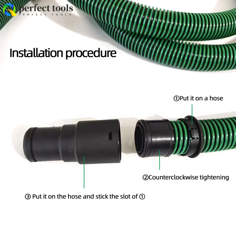 Imagem -03 - Festool Mairka-lixa Máquina Poeira Mangueira Link Conector Acessórios para Tubos Balde de Poeira Pcs Set