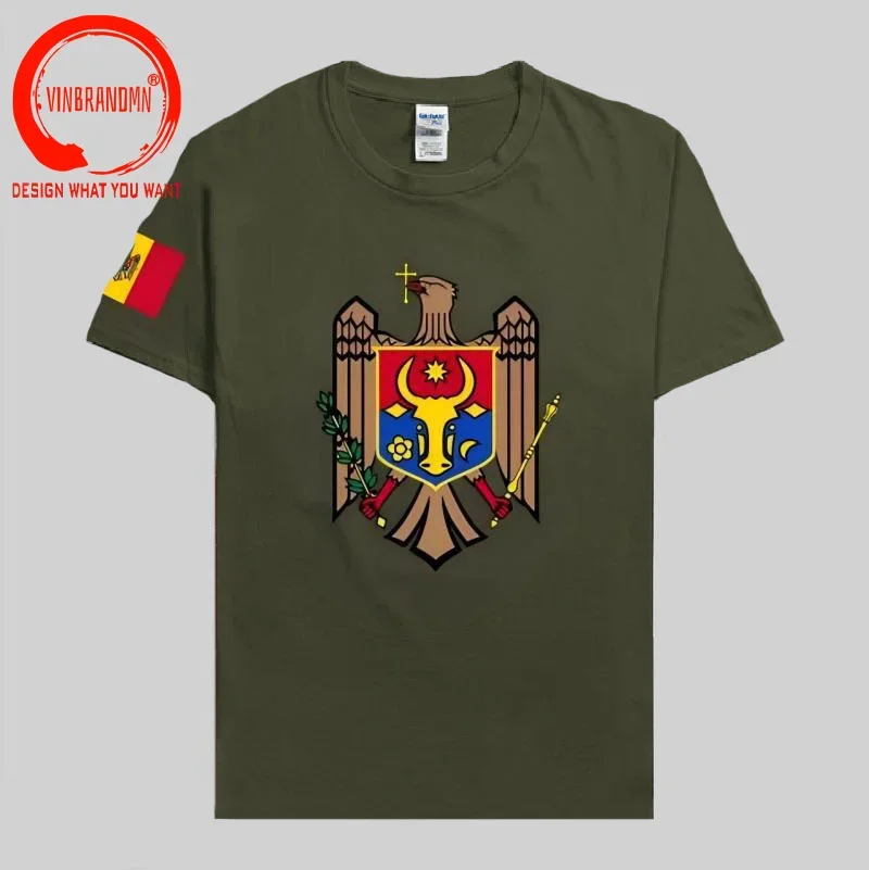 Moldova Moldovan MDA MD men t shirt fashion 2023 Jerseys nation team 100% cotton t-shirt fitness brand clothing tees summer Tops